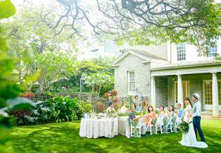 【家族挙式RESORT】ハワイのセントラルユニオン教会で家族婚！