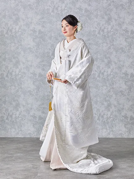 家族挙式の婚礼衣装 新婦和装