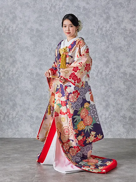 家族挙式の婚礼衣装 新婦和装