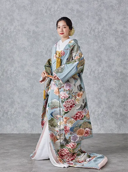 家族挙式の婚礼衣装 新婦和装