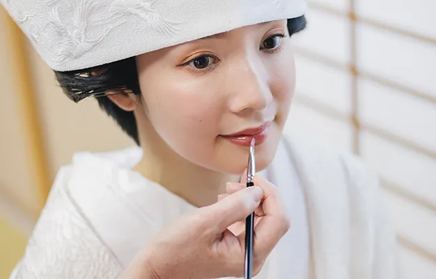 家族挙式の婚礼衣装