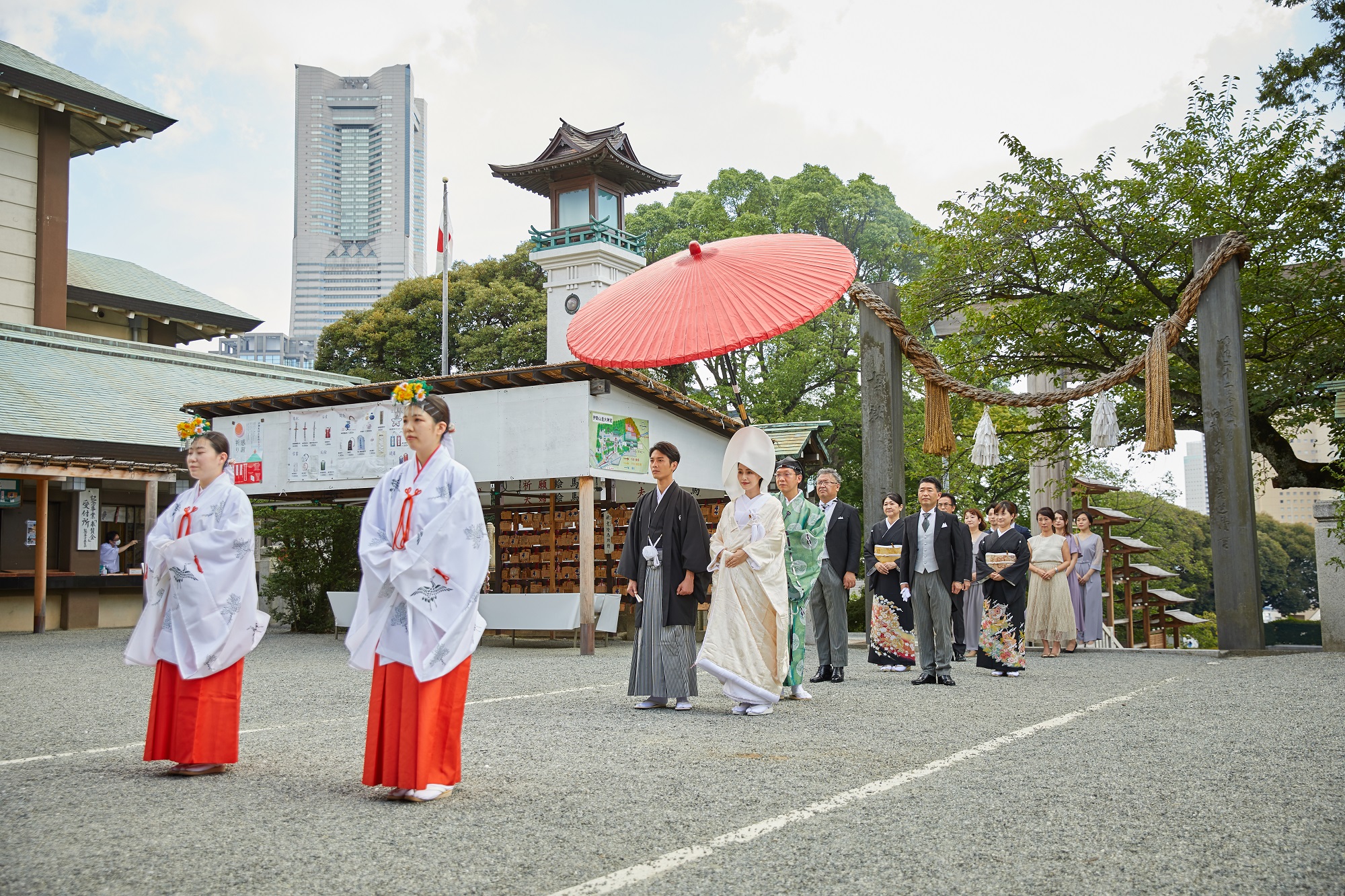 家族挙式 伊勢山皇大神宮 神奈川 横浜