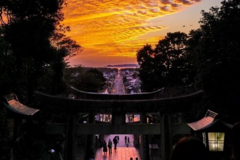 家族挙式 宮地嶽神社 福岡 福津市