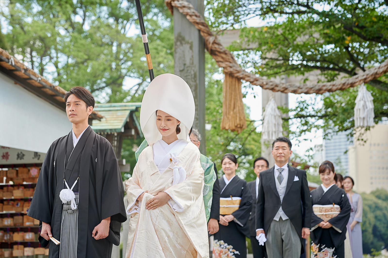 家族挙式の神社結婚式｜全国共通。挙式+10名会食 42.7万円～