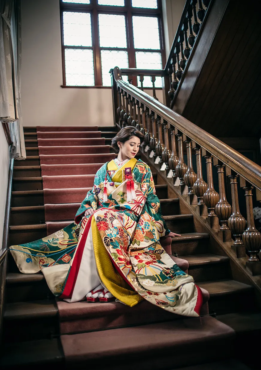 家族挙式の着物