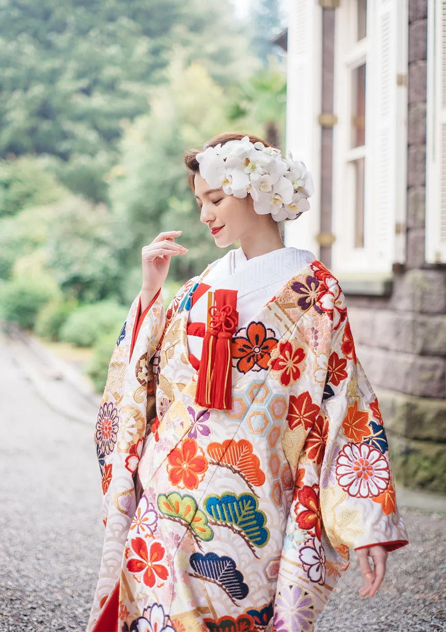 家族挙式の着物