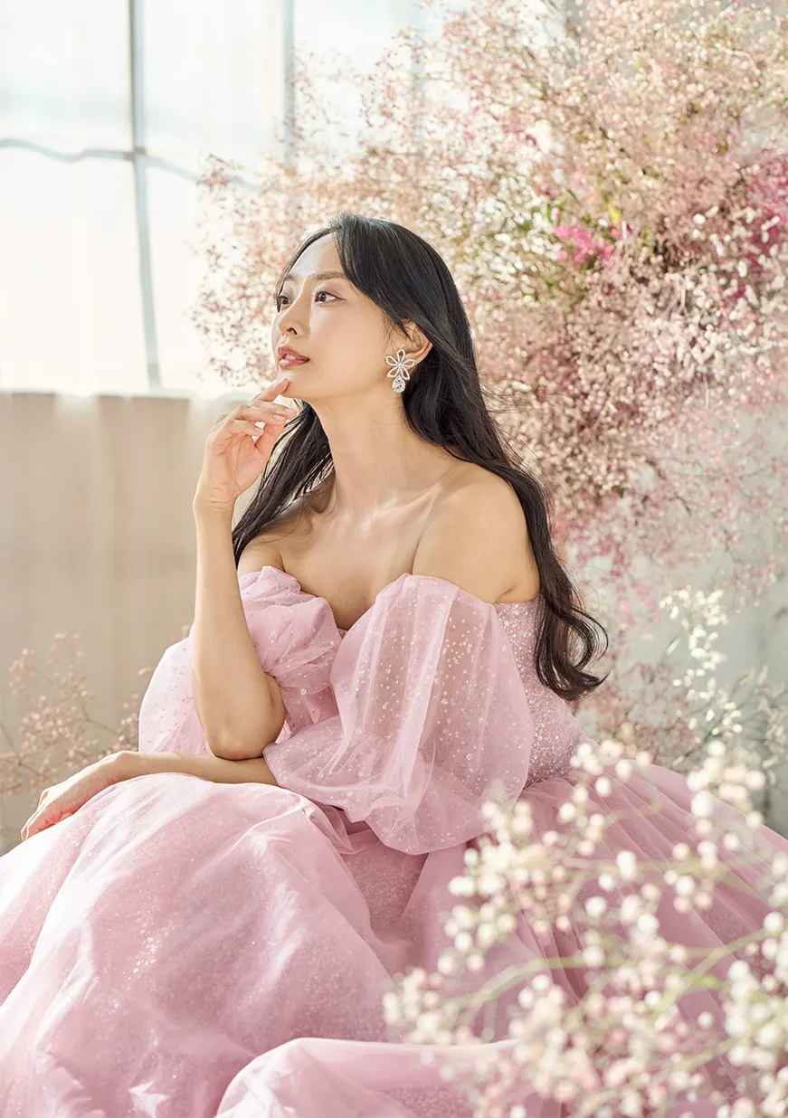 家族挙式のウェディングドレス