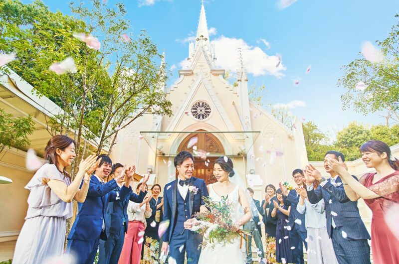 セントアクアチャペル八事の少人数結婚式 家族挙式